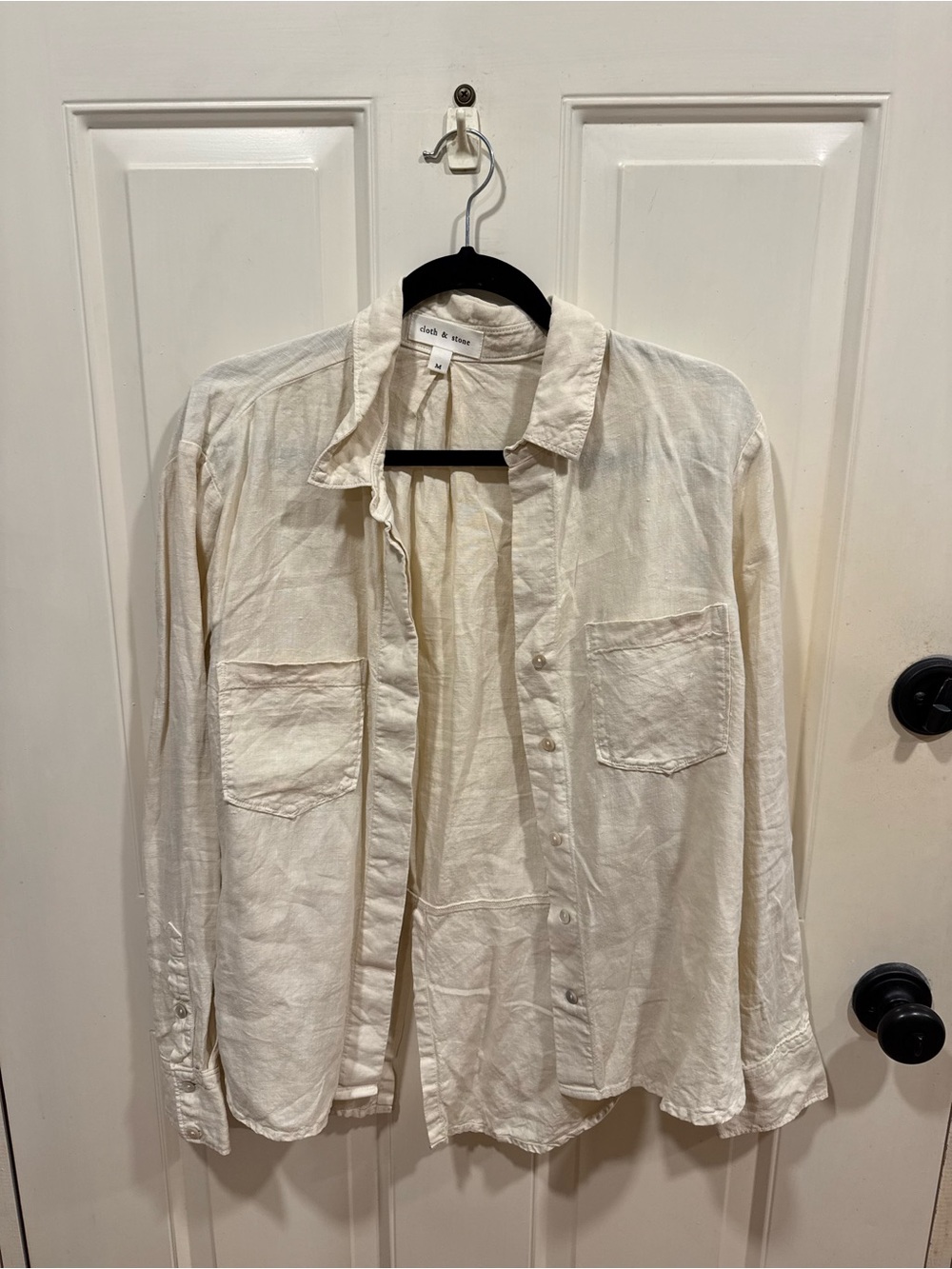 cloth & stone Natural Cream Button-Front Shirt